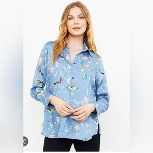 Pietro Brunelli Cameron Singing Bird Maternity Top sz M